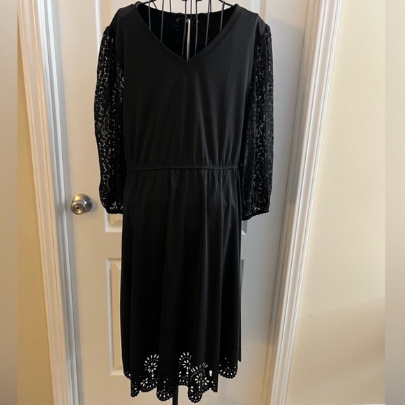Dresses Elegant Black Lace Sleeve Dress Poshmark — free download